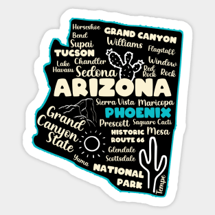 Arizona Phoenix  Arizona tourism Sticker